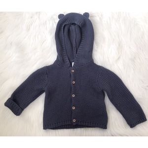 Knit Bear Hoodie